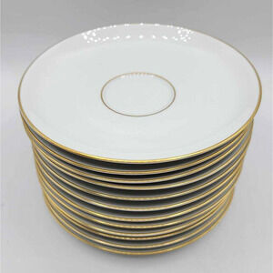 Vintage KPM Krister Germany Set of 12 Small Plate/Saucer. Excellent!